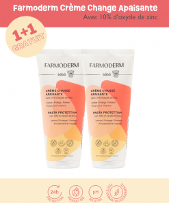 1+1 Farmoderm Crème Change Apaisante