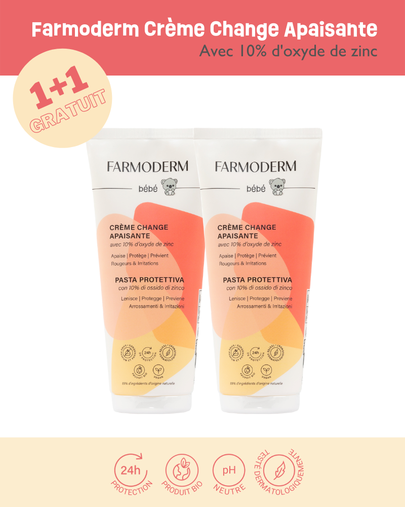 1+1 Farmoderm Crème Change Apaisante 1+1 Farmoderm Crème Change Apaisante