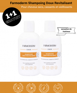 1+1 Farmoderm Shampoing Doux Revitalisant