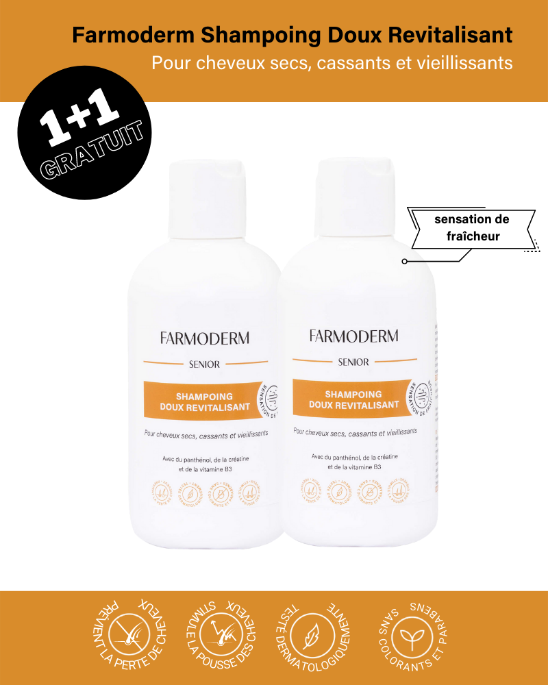 1+1 Farmoderm Shampoing Doux Revitalisant 1+1 Farmoderm Shampoing Doux Revitalisant