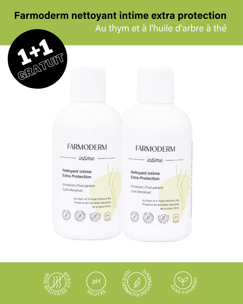 1+1 Farmoderm nettoyant intime extra protection 1+1 Farmoderm nettoyant intime extra protection