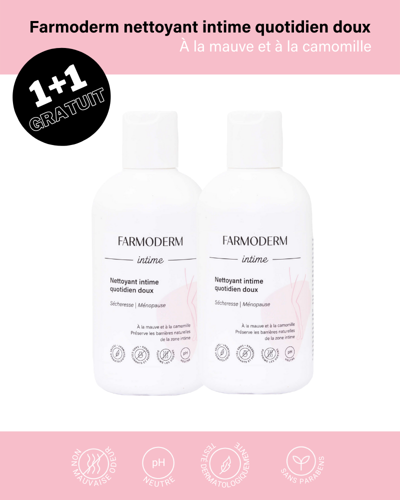1+1 Farmoderm nettoyant intime quotidien doux 1+1 Farmoderm nettoyant intime quotidien doux