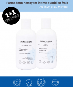 1+1 Farmoderm nettoyant intime quotidien frais